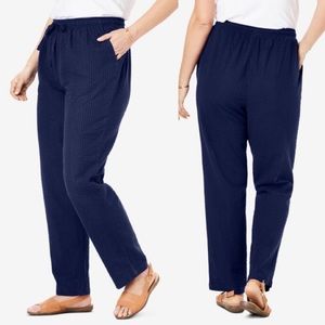 Onia Searsucker Pull-On Pants